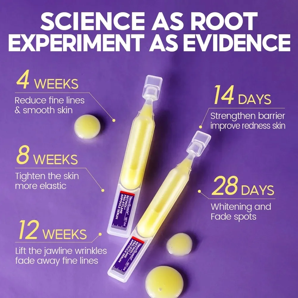 VIBRANT GLAMOUR Retinol Ampoule Serum - Triple Anti-aging