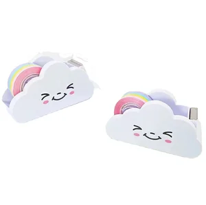 Direct Supply Custom School Stationery Set Rainbow Tape Dispenser Cloud Student Seat Cutter Student's Must-Have School Supply