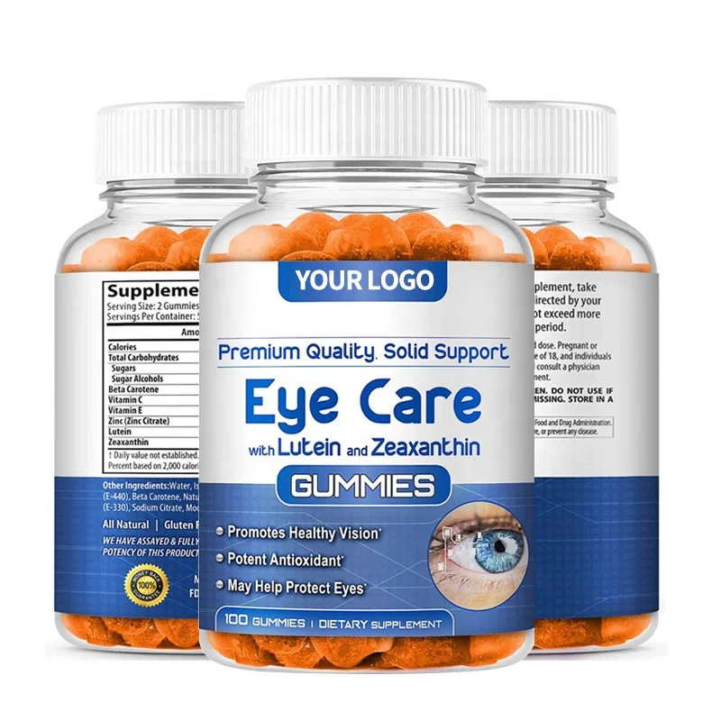 OEM/ODM Premium Quality Private Label Immune Booster Eye Health Support Lutein Ester Gummies