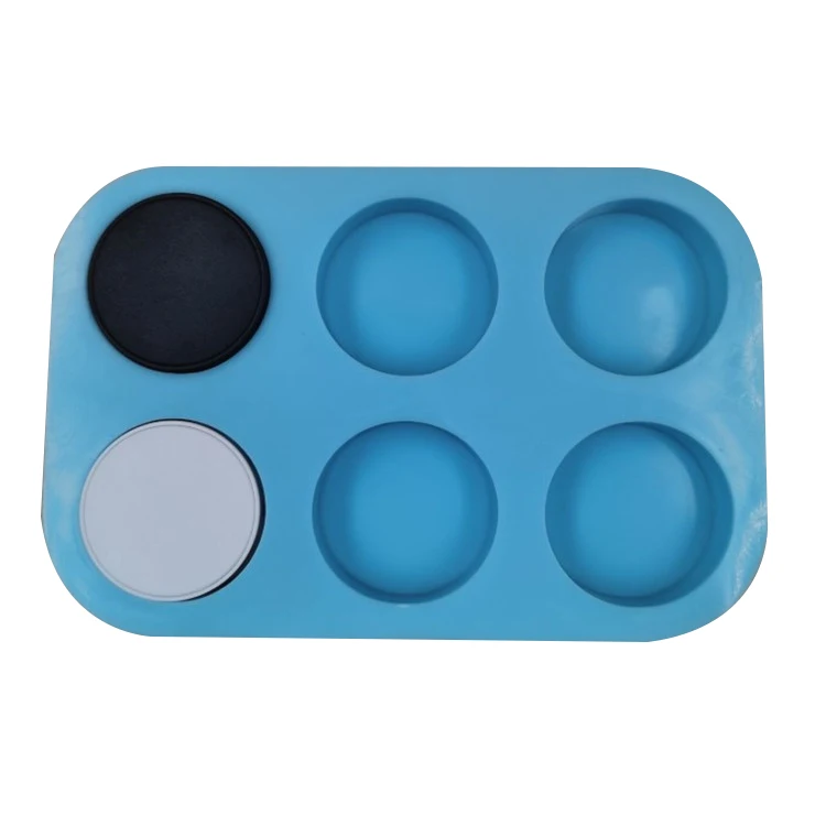 4 Cavity Circle Geode and 6 Pop Sockets Resin Molds Deep Round Pillar Phone Grip Silicone Mold