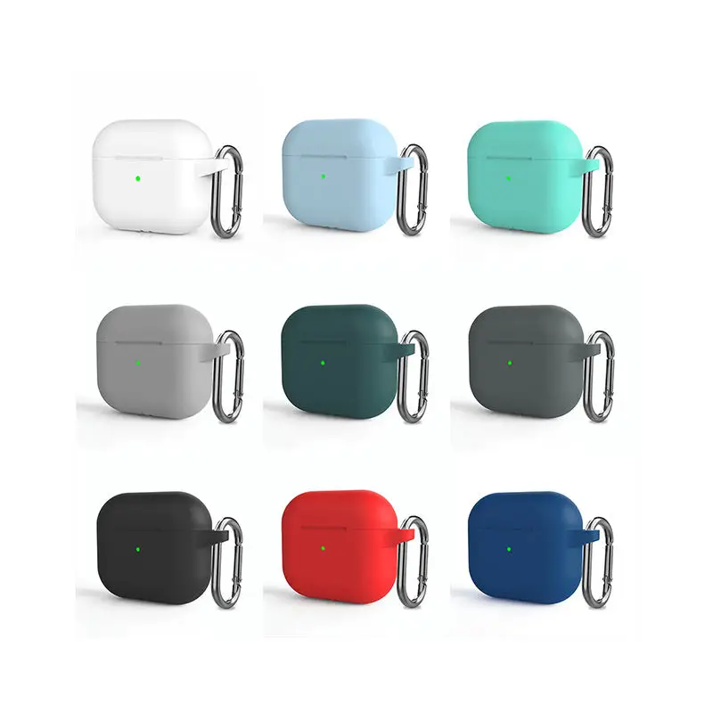 Laudtec 2nd 3rd & 4th Gen TPU Clear Silicone Case for AirPods 1 2 3 & 4 Compatible with Air Pods & for Airpods Pro Headphones
