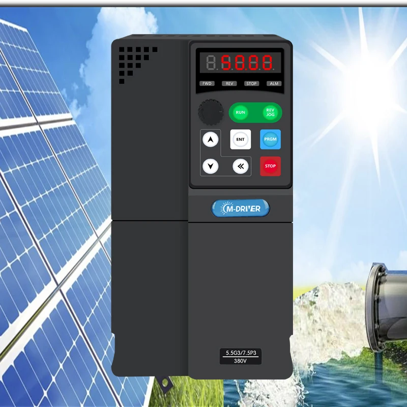 4kw Solar Pump Controller Single Phase 220v Solar Water Pumping Inverter for Farm