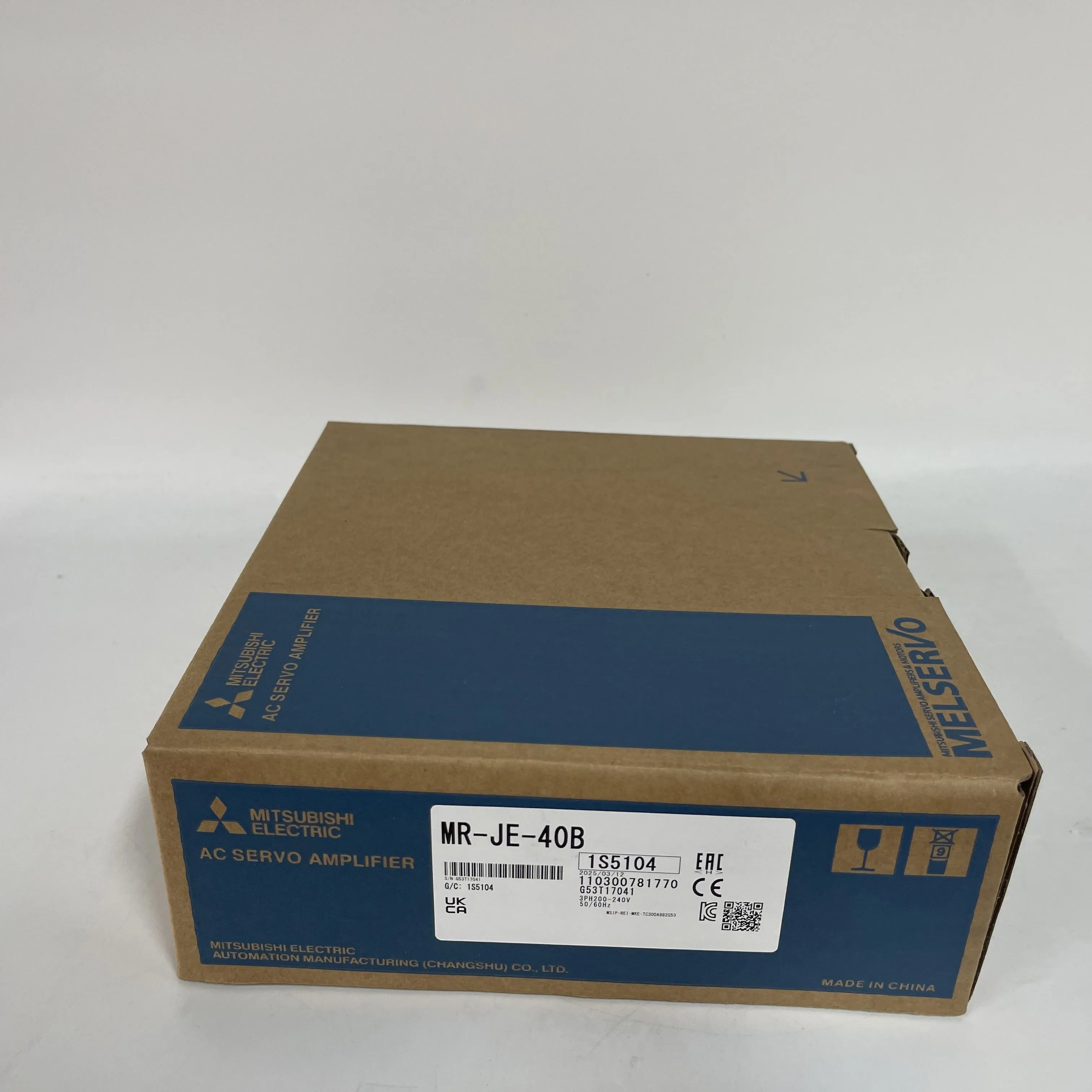 Mitsubishi AC Servo Amplifier MR-JE-40B