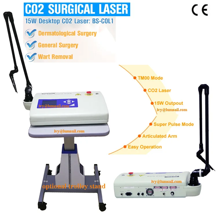 Laser Co2 15W For Veterinaria use Portable Veterinary Surgical CO2 Laser Cutting System Surgery CO2 Laser Machine