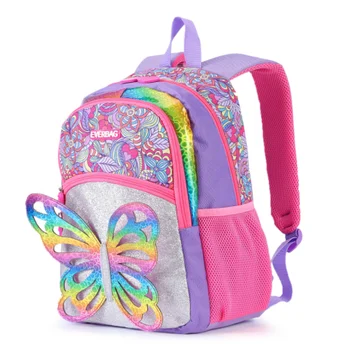 MW800 MW800 Oxford waterproof 3D Printing Rainbow Butterfly girls Backpack Cute Colorful Elemental School Girls School Bag