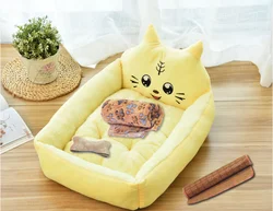 Different Size wholesale washable luxury large soft cozy winter cat pet dog bed cushion
