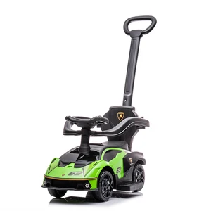 Toddler 3-in-1 Riding  Lamborgini Car Kids Licensed Push Car for Toys with Safety Bar