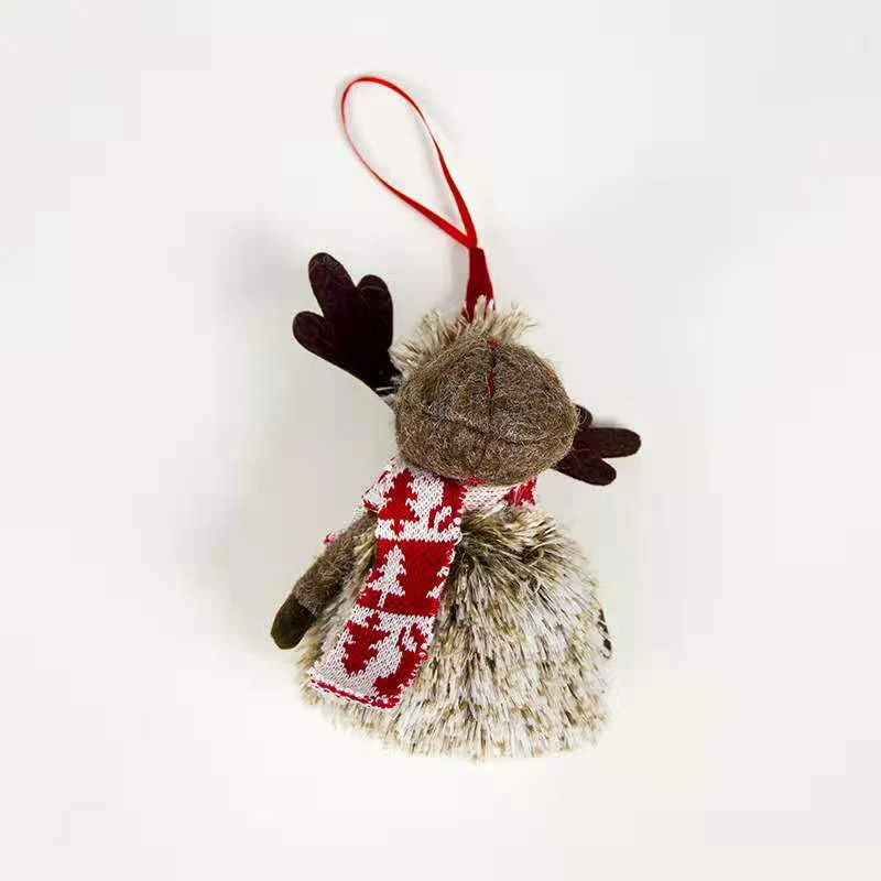 Оптовая продажа, Рождественская кукла, мягкий плюш для рождественских украшений