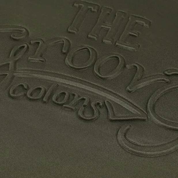 custom embossed sweatshirt