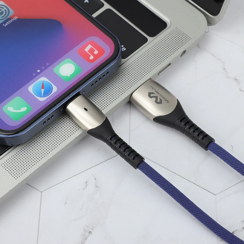 Oem Usb Type C Cable 3a Fast Charging Led Display Cable Protector Usb