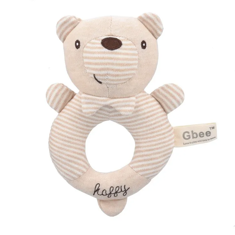 Gbee Baby Organic Rattle Rattle Ring Toy / 2pcs toyset/ Newborn Baby Rattle  / Baby Toy / Hand Rattle/ Mainan Bayi 棉摇铃