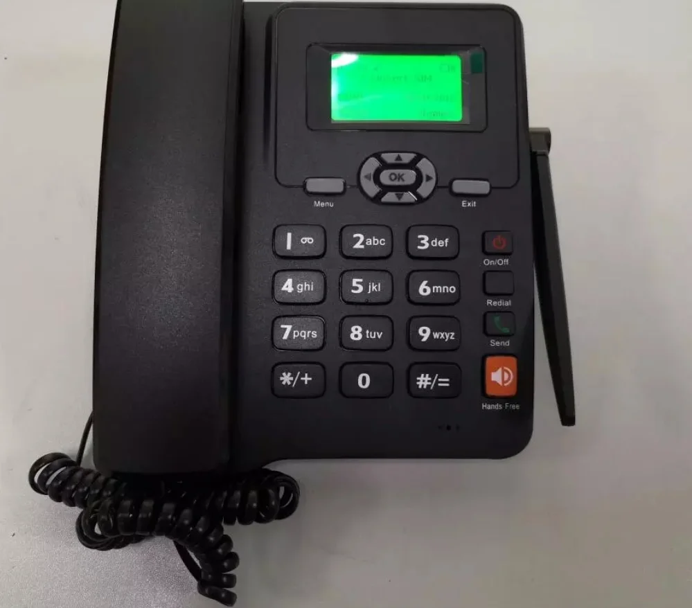 2SIM Low Cost Cordless Phone 6588 GSM FWP Fixed Wireless Phone With FM Radio