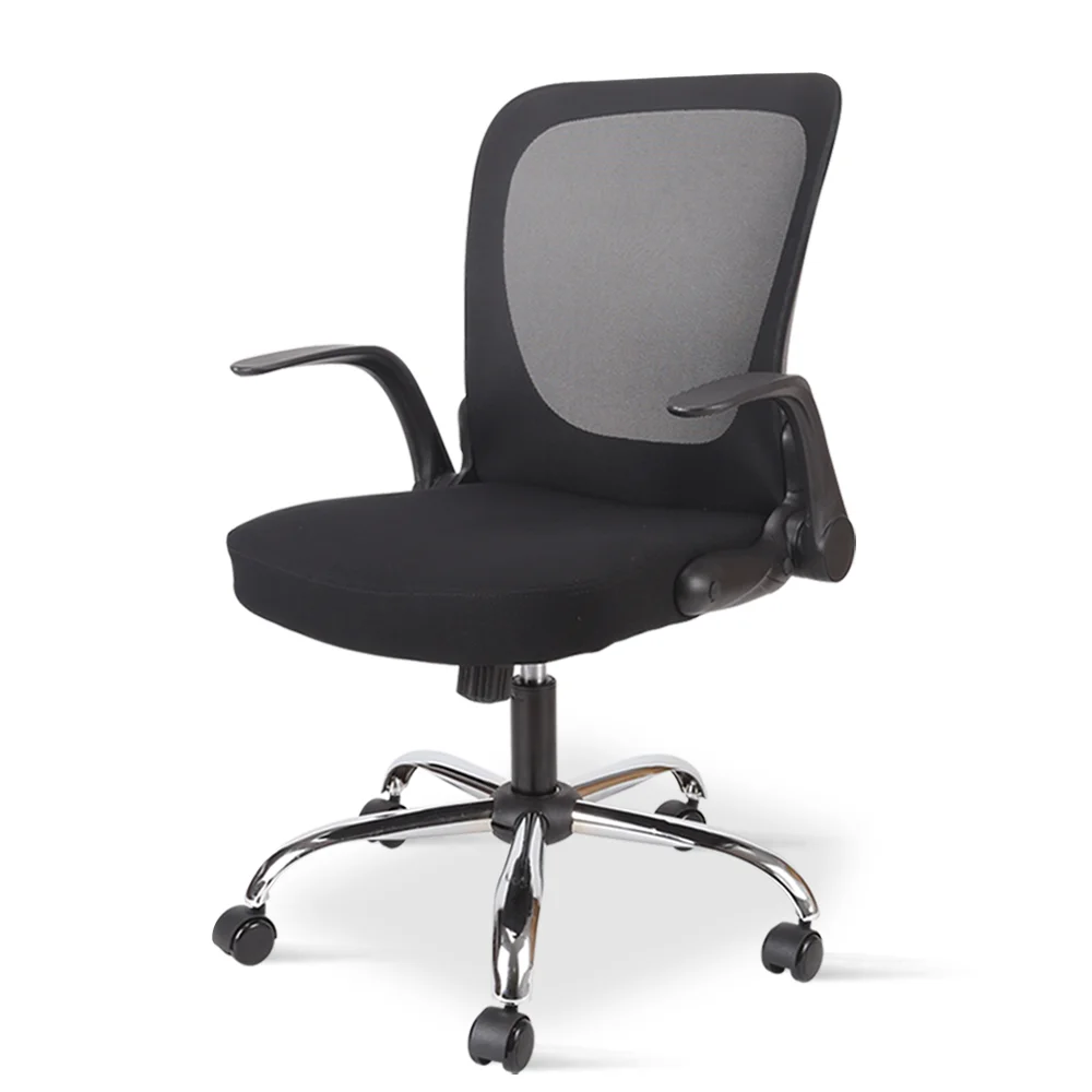 Normal Office Chair With Folding Armrest In Foshan For Staff Buy Office Chair With Folding Armrest