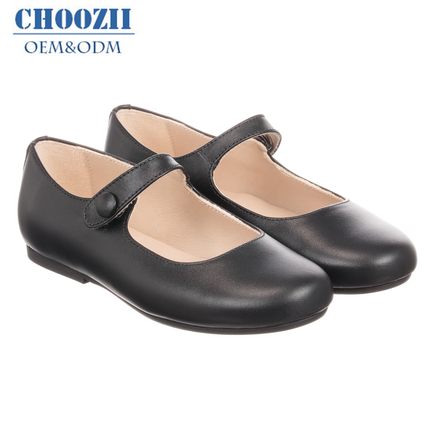 
2020 г., Choozii, классический дизайн, черные туфли из натуральной кожи с пряжкой, детское платье для вечеринки, Туфли Мэри Джейн для милых девушек 