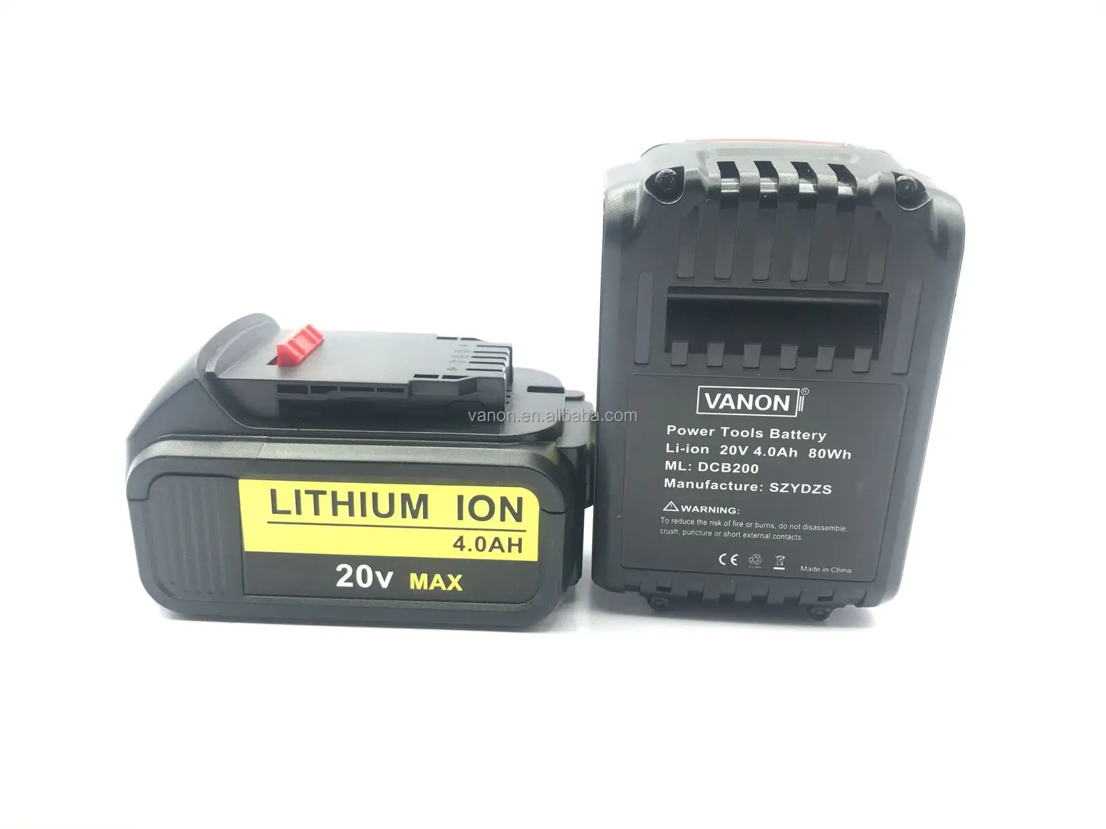 Factory price Drill 6.0ah cordless battery For DCB200 DCB205 4Ah 20V For Dewalt 6000mAh