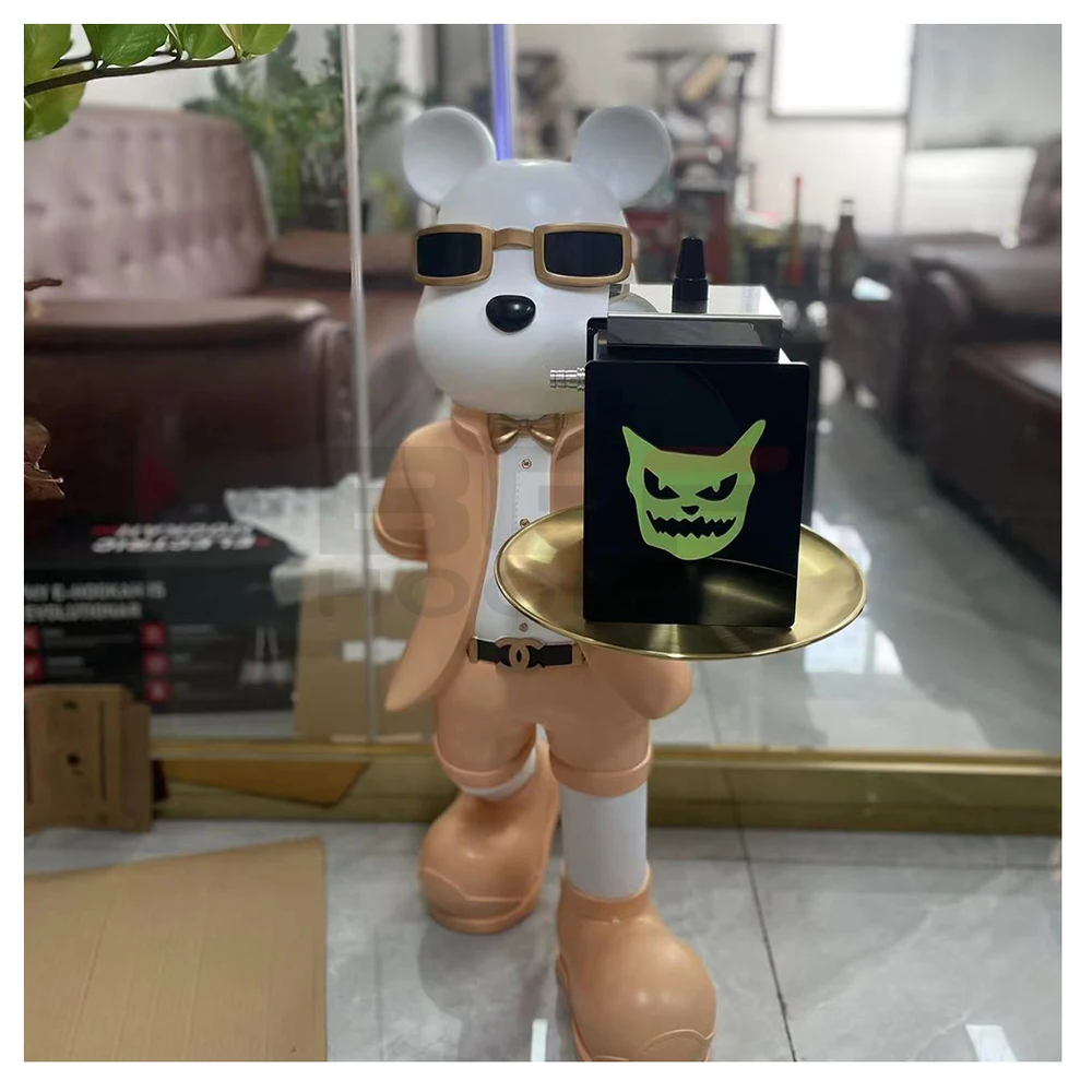 Wholesale Hookah Display Teddy Bear Shisha Cube Acrylic Narguil Smoking  Hookah Hoka Shisha
