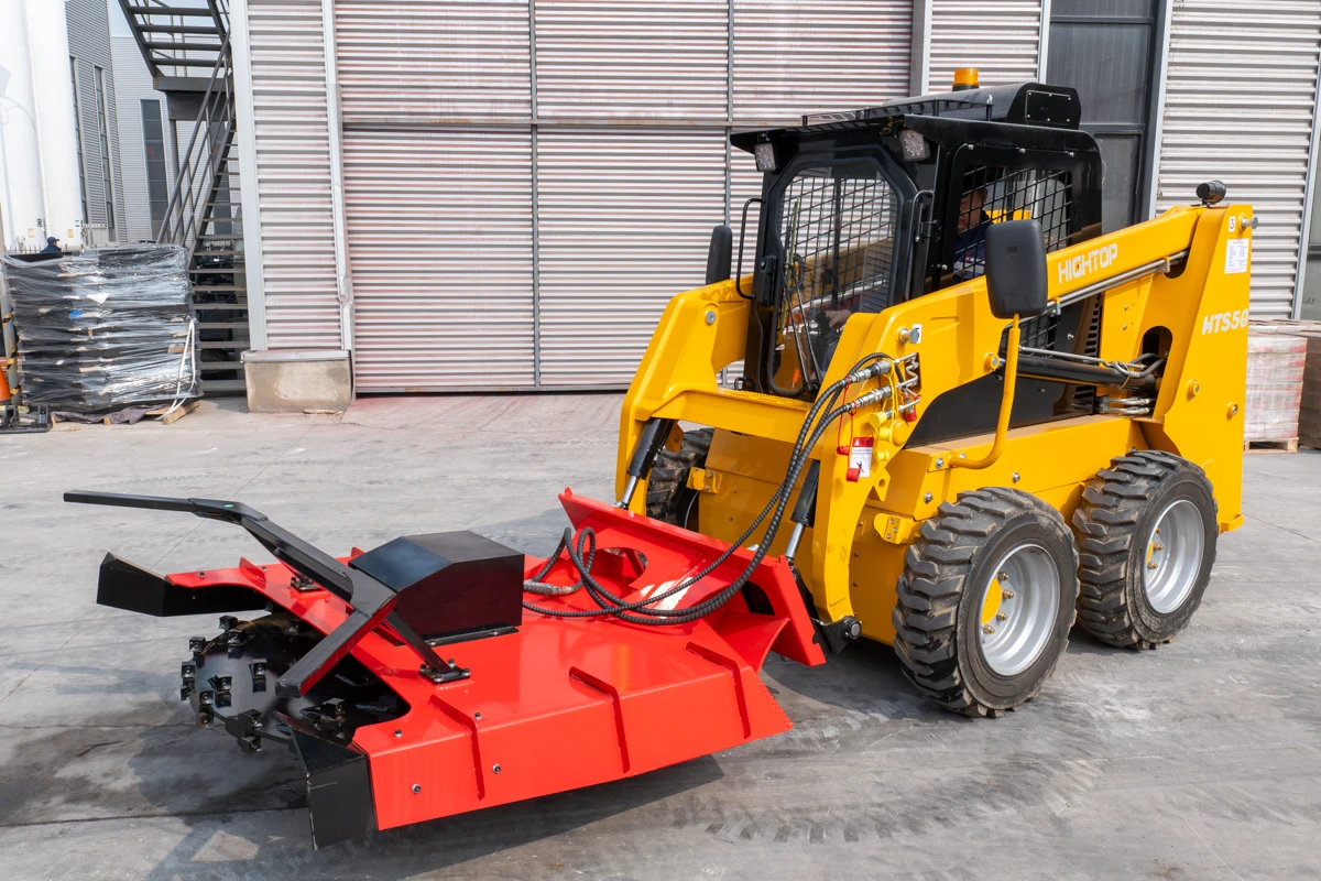 product 2025 heavy duty high flow skid steer forestry mulcher for tree and bush clearing-11