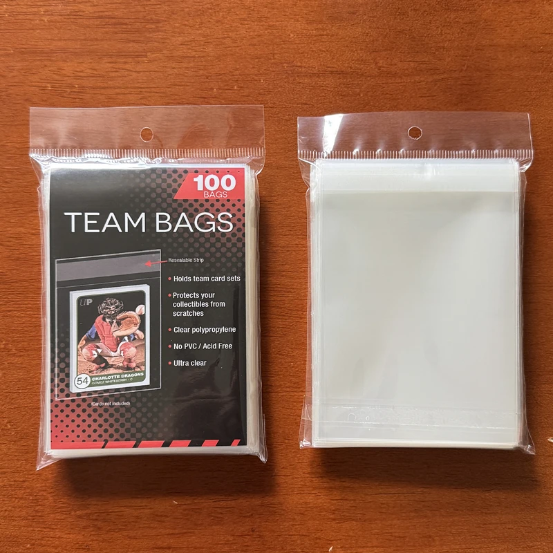 Hot Sale Perfect Fitted Team Bag Sleeves Resealable Team Bags Team Card  Sets Holder| Alibaba.com