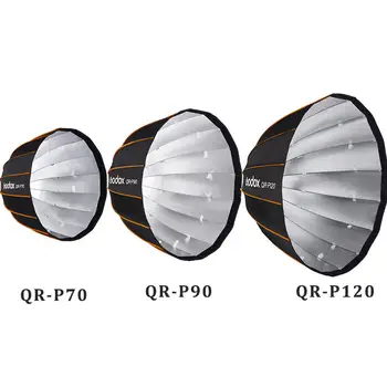 Godox QR-P70/90/120 Deep Mouth Parabolic Softbox With Bowens Mount Photography Accessories Softbox for Photography Studio detail image