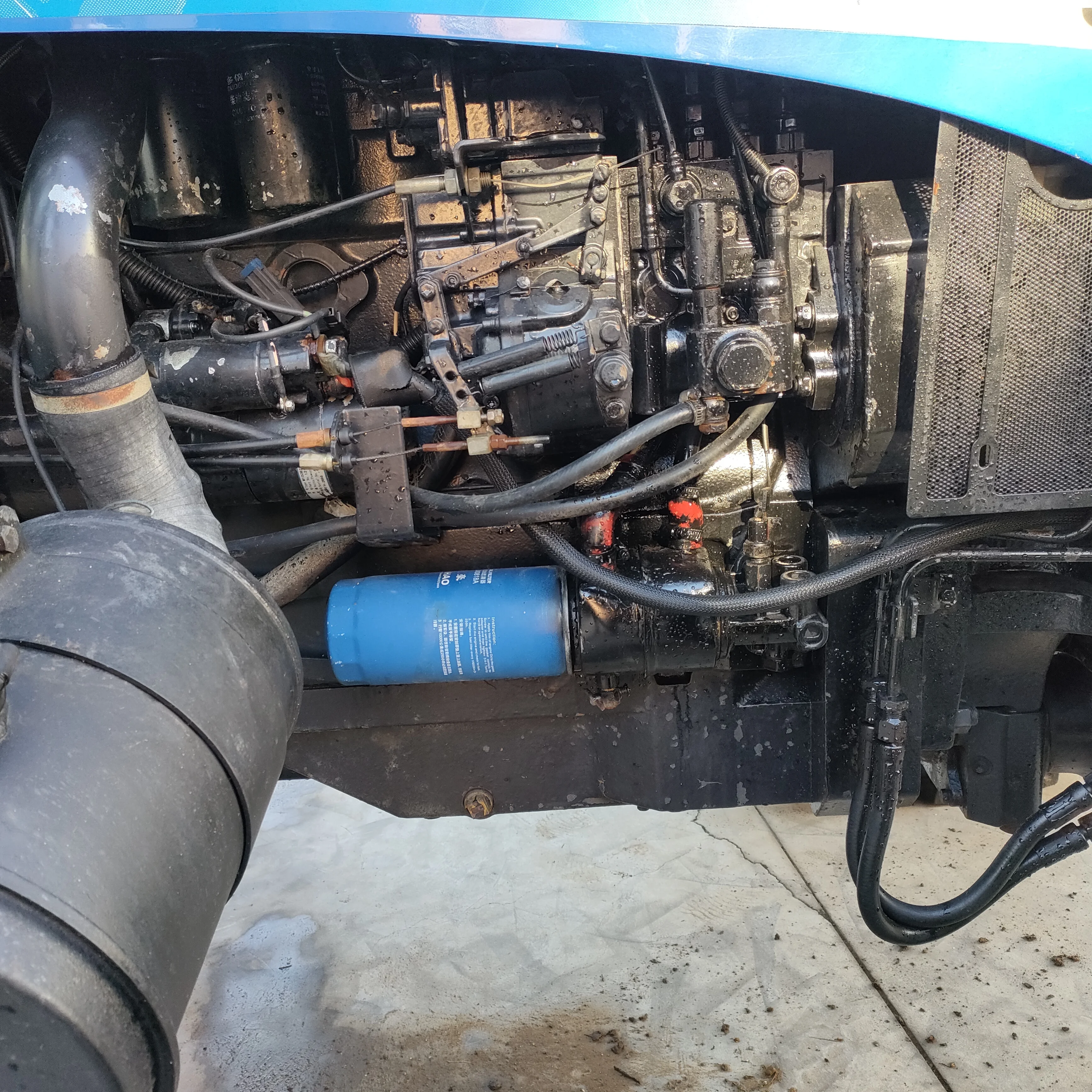 Holland Shanghai Model SNH904 90hp with Cabin DEUTZ Engine Foton 254 Tractor Parts 12 4 28 Tractor Tire Tractors