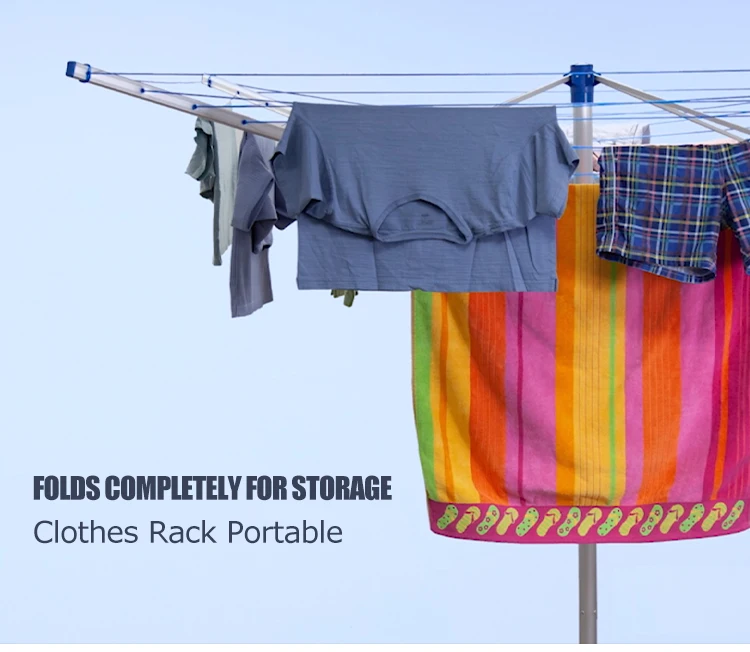 Homful Foldable Clothes Drying Rack Portable Umbrella Drying Rack Rv
