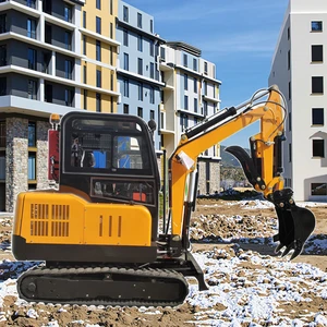 Small Farm Excavator 1.7 Ton 2.5 Ton 3 Ton Digger Mini Excavator for Easy Transport