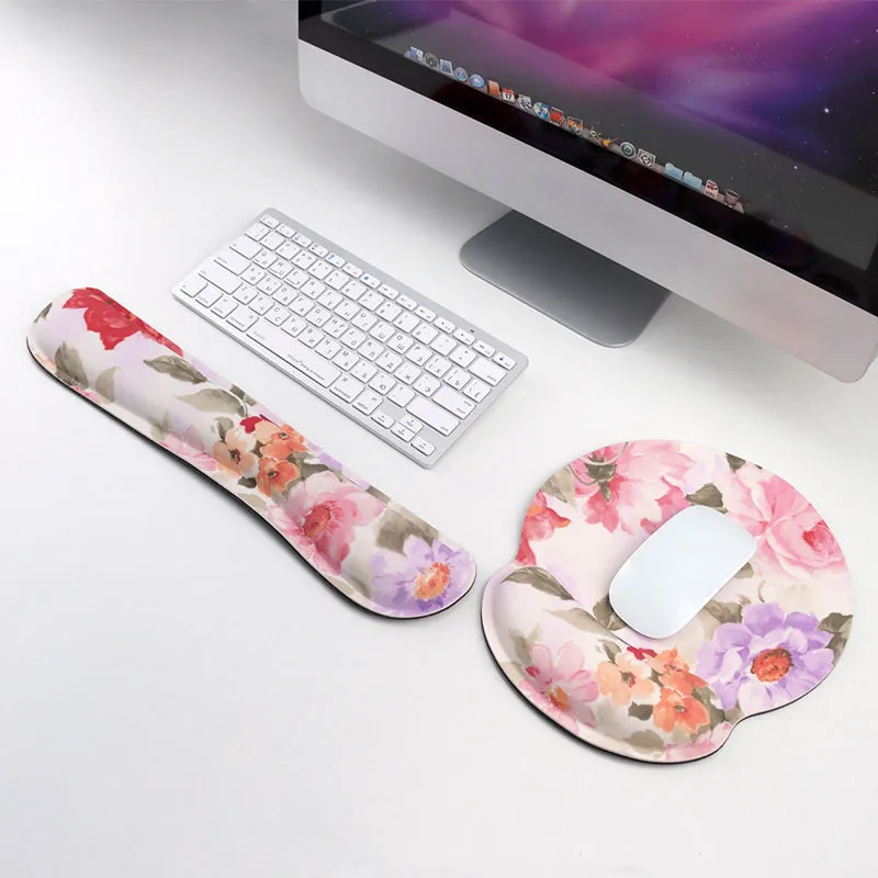 Customizable Logo Silicon Wristband Mouse Pad Keyboard Pad Three Piece