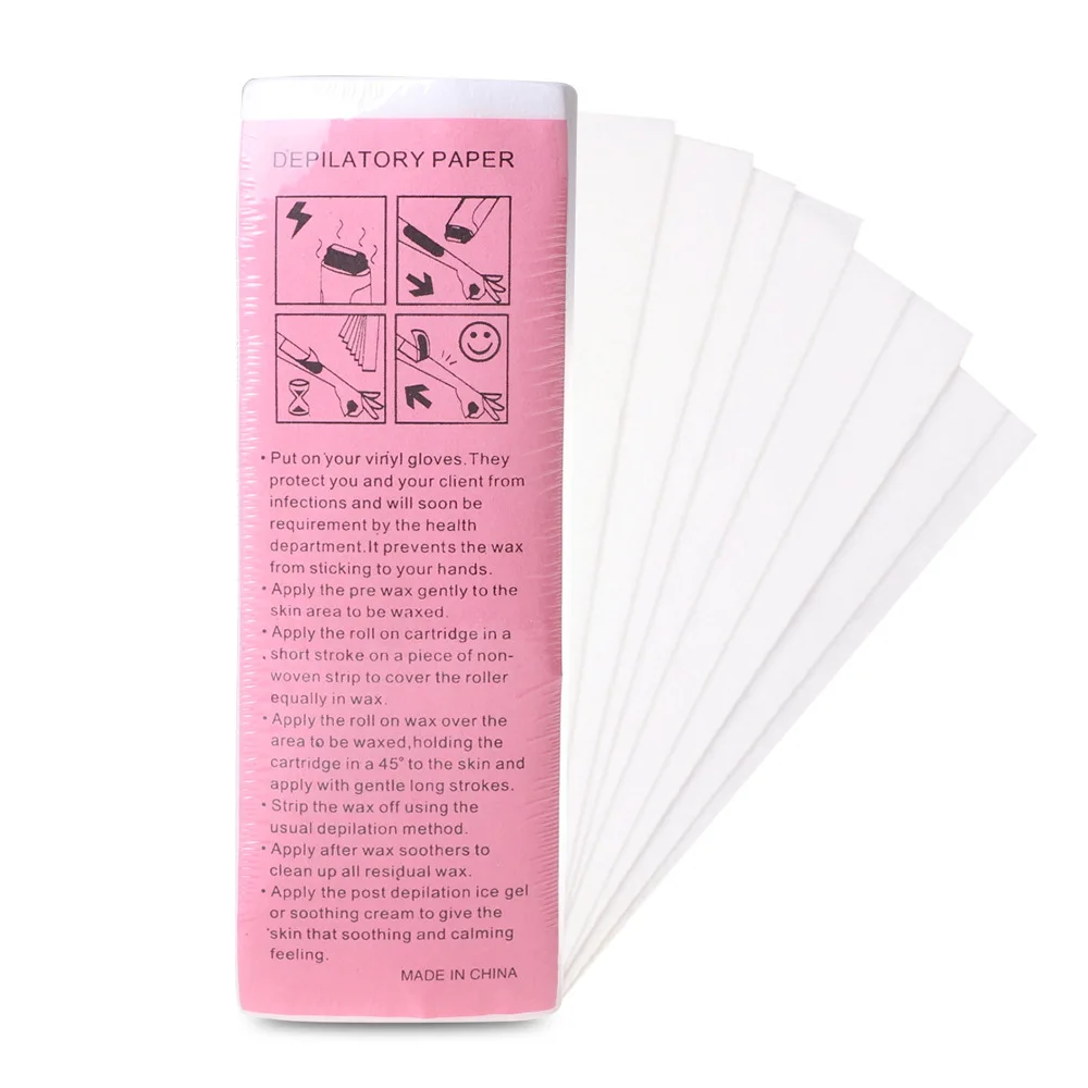 China product depilatory wax paper strip for beauty salon OEM wax