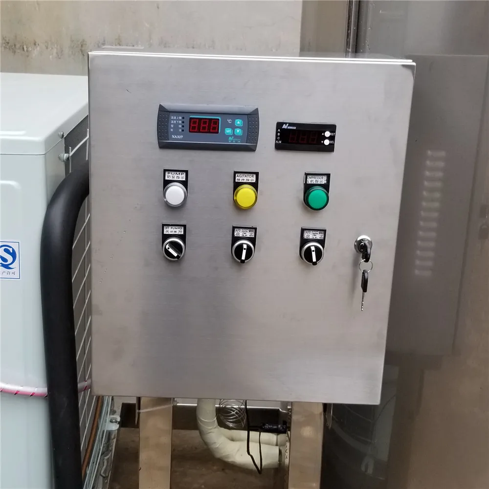 1000 литров охладитель молока установить Copeland воздушный компрессор