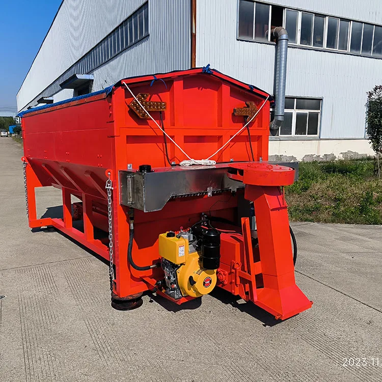 LONGSHUN New Design 6 8 10 Cubic Meters Vehicle Mounted Automation Salt Spreader for Ice Pavement