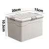 Medium-sized storage box [with lid for dust protection, colors shipped interchangeably]