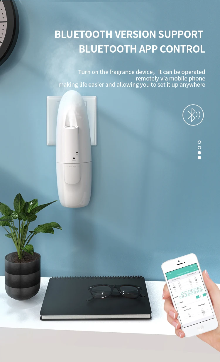 Scenta Luxury Electric Waterless Aroma Diffuser Mini Bluetooth Plugin Essential Oil Diffuser