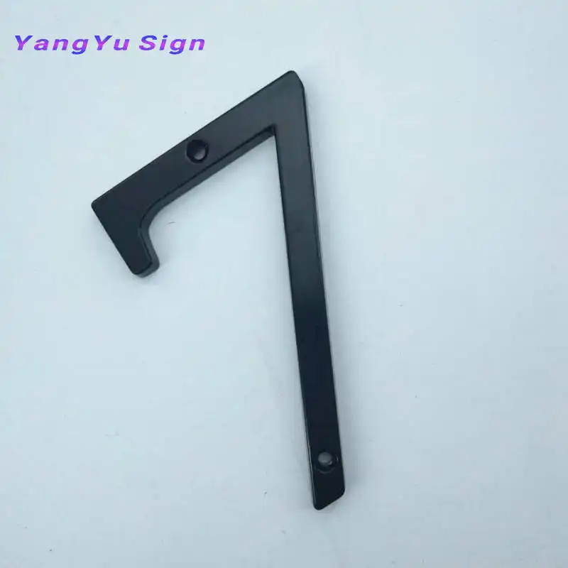 101 мм металлический цифровой номер дома из цинкового сплава современная дверь алфавит для дома и улицы 4 дюйма серебряные цифры адресный знак #0-9