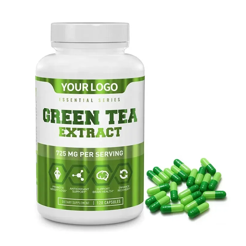 OEM/ODM Vegan 100% natural herbal weight loss green tea extract capsule fast and strong slim green tea extract capsule manufacture