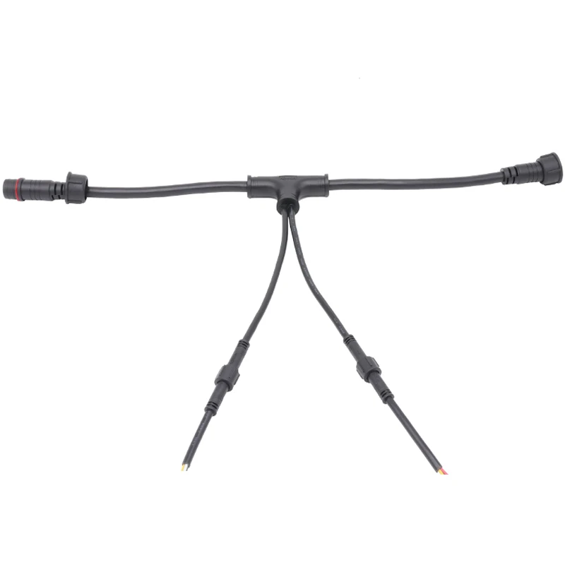 Кабельное решение AOHUA под заказ мужской женский водонепроницаемый Т-образный 3-контактный разъем