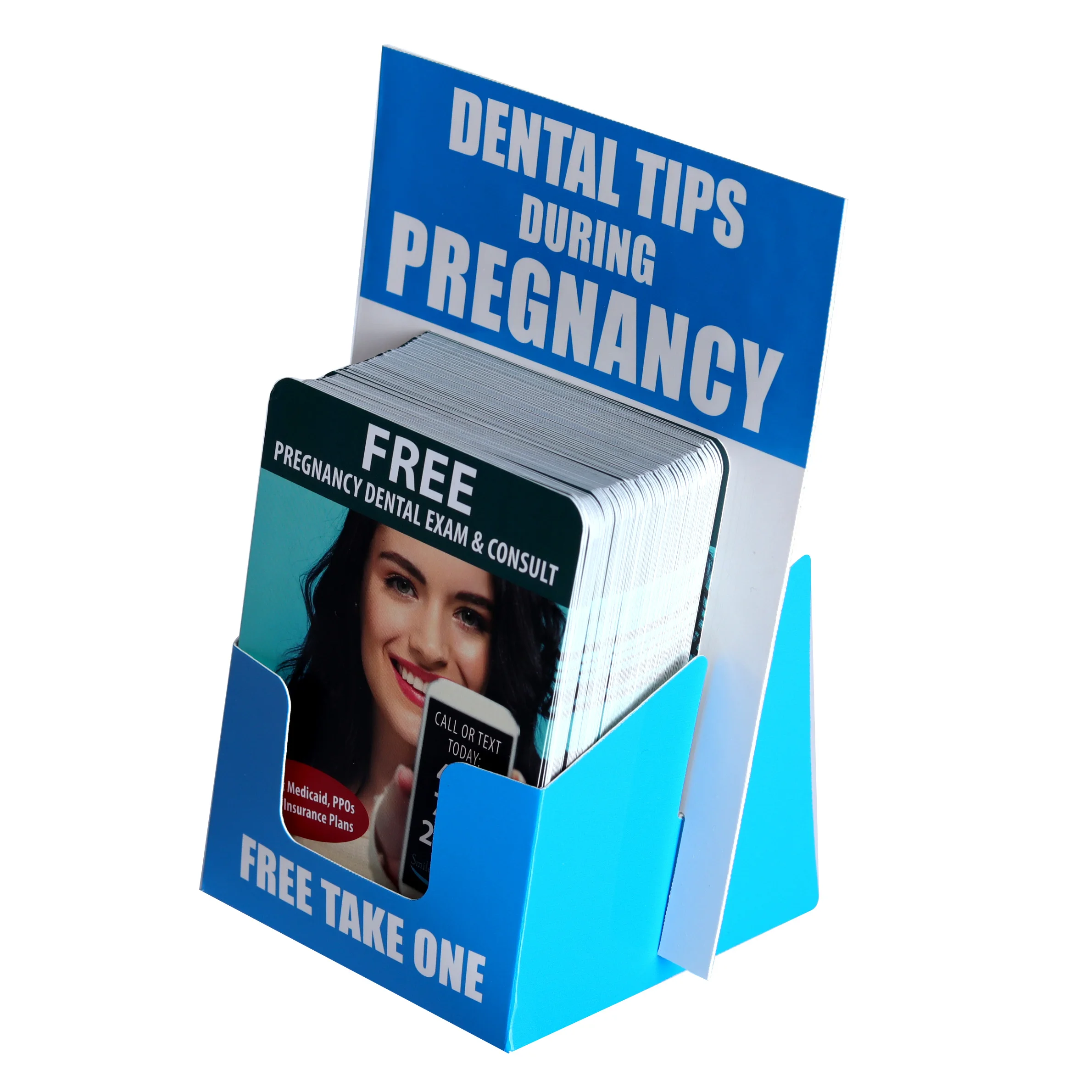 Custom Paper Brochure Holder Display / Poster Display With Brochure