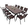 Tavolo 180/240*90 cm e 10 sedie