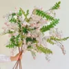 5 light pink stems