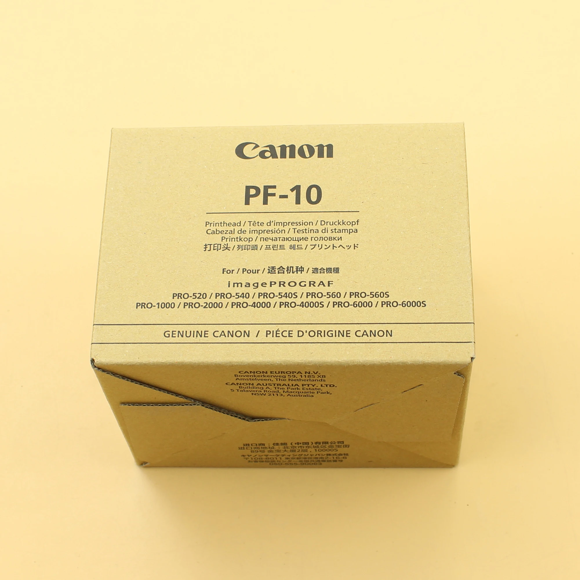 Pf-10 Pf 10 Printhead For Canon Image Pro 520 540 540s 560s 1000 2000 ...