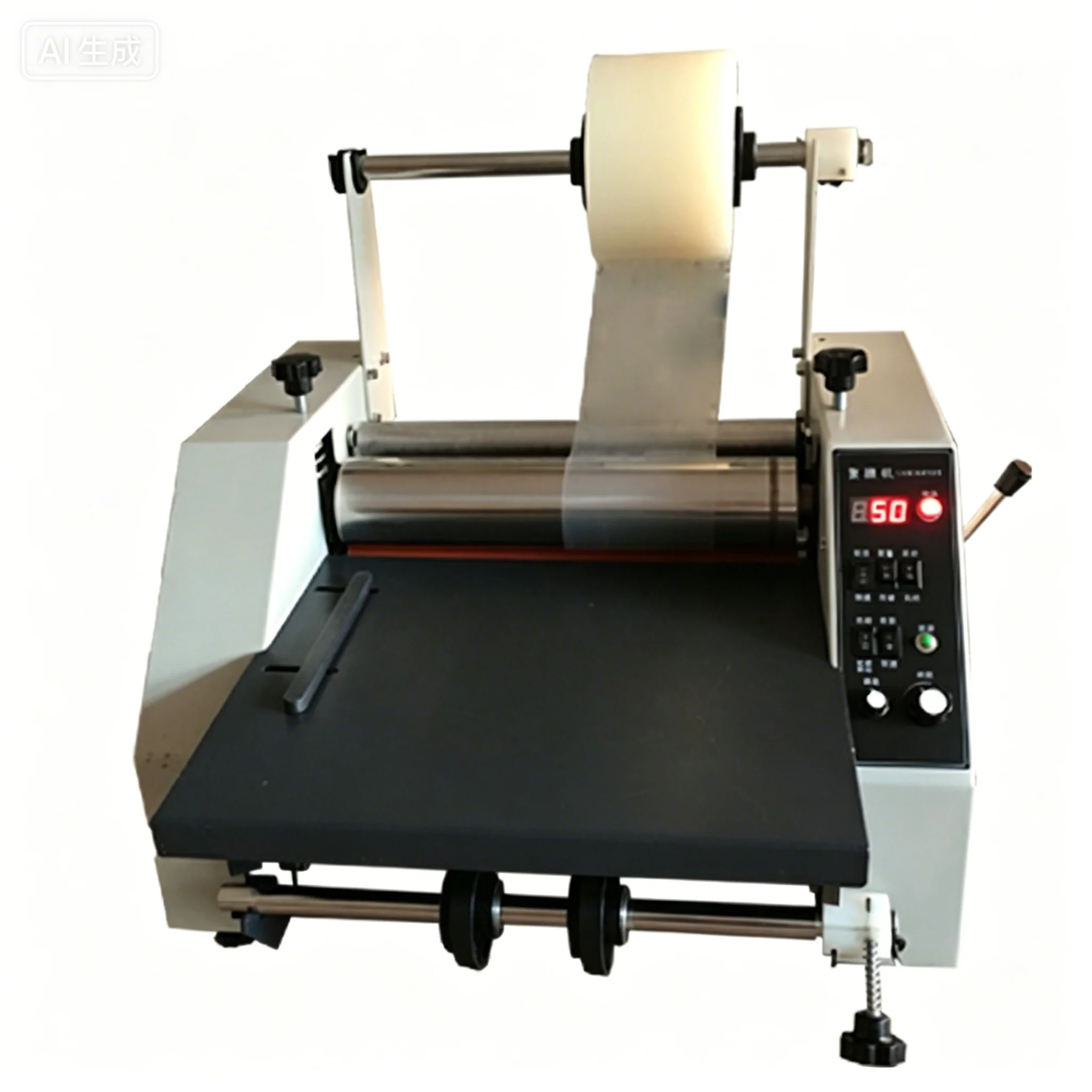 TEBAK A4 Automatic Heat Film Laminating Machine, Double-sided Hot and Cold Roller Laminating Machine, Heating Laminating Machine