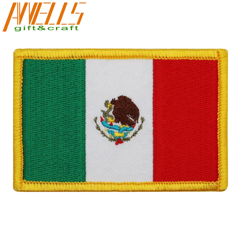 mexico flag embroidered patch mexican tactical