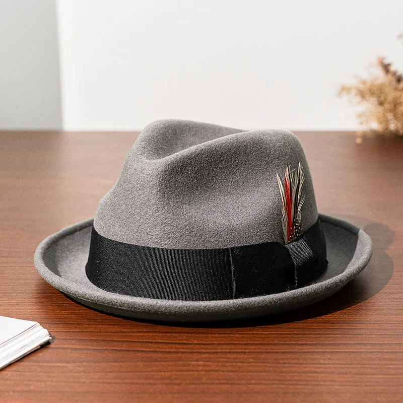 Shop Our Ready to Ship Fashion Men's 100% Wool Felt Fedora Hats