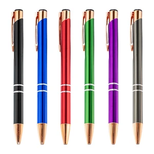 High Quality Metal Ballpoint Pen with Custom Logo Printing for Business  Office Meetings and Promotional Gift