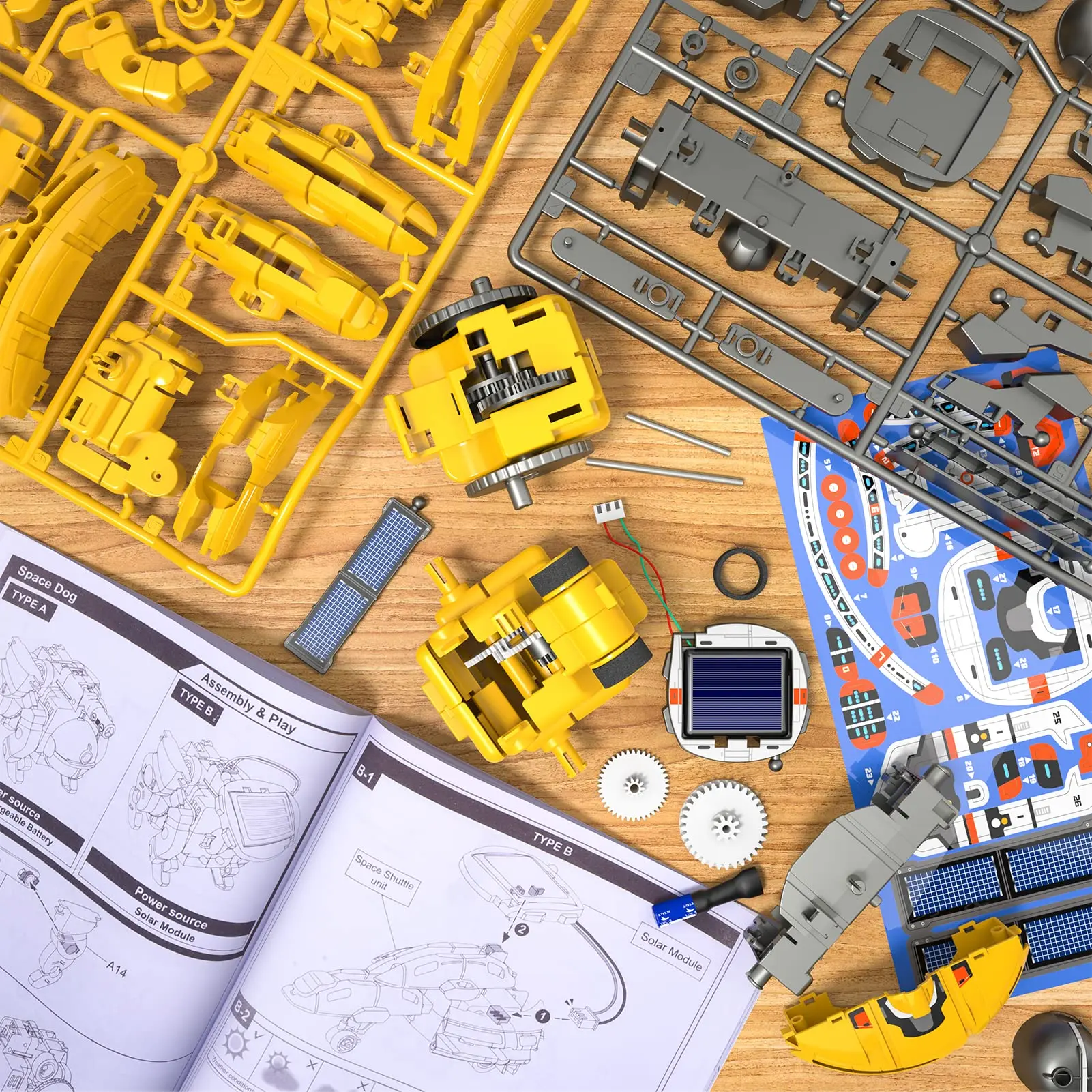 Набор роботов-роботов с солнечной батареей космические игрушки 6 в 1 научная панель строительные эксперименты роботы для детей наборы От 8 до 12 лет науки