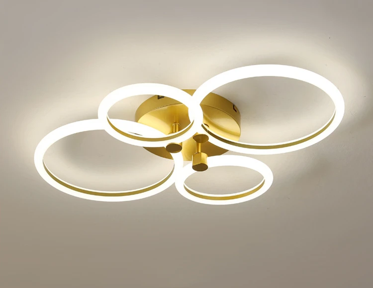 Nordic minimalist ceiling lamp led petal bedroom lamp creative art living room lamps