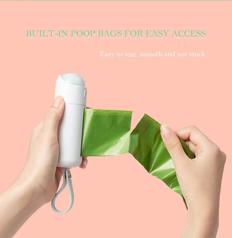 2024 New Custom Logo Pet Dog Poop Poo Bags Dispenser Case Waste Bag