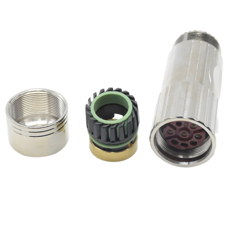Crimp Panel Mount Socket M923 M23 8 Pin Waterproof Circular Plug Electronic Connector Supplier