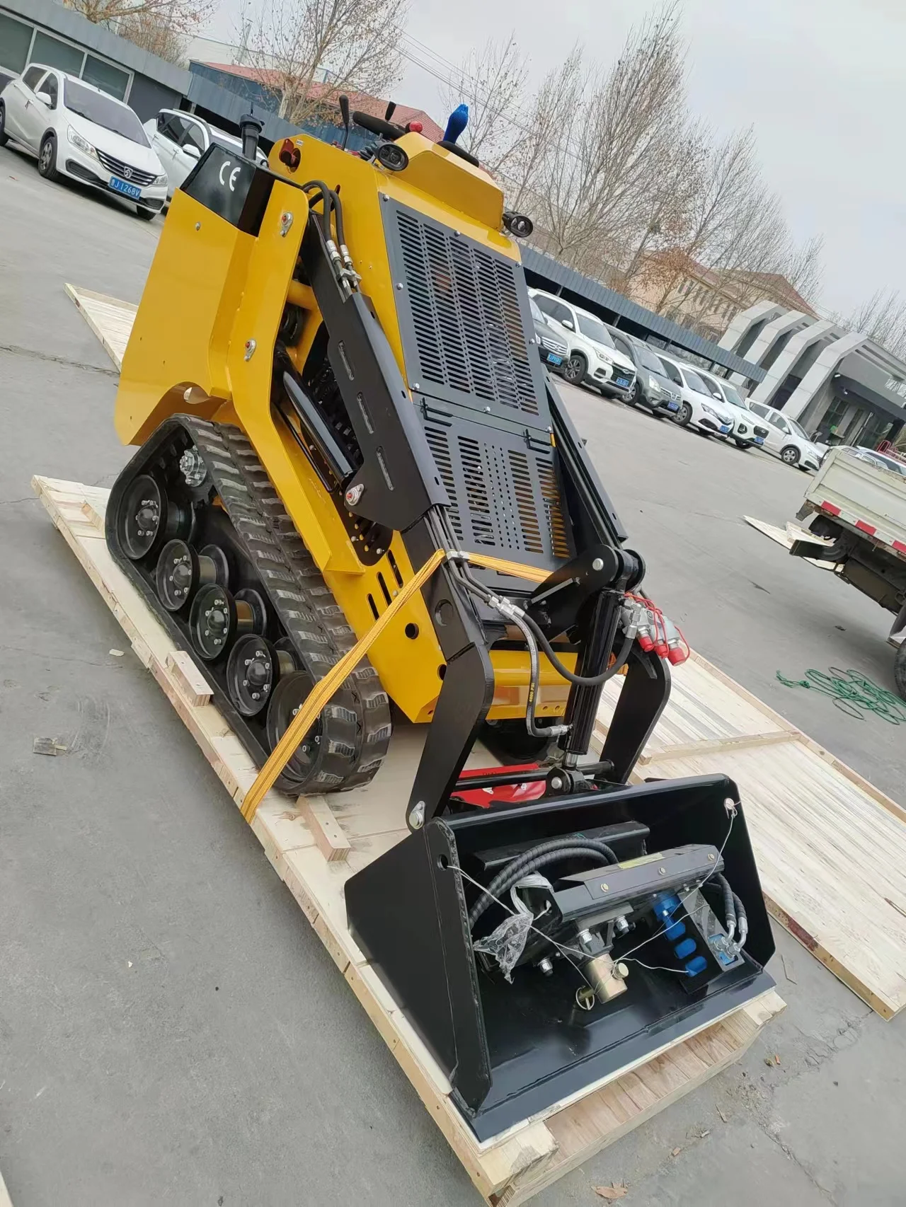 DIESEL ロコ ティテル ミニ テニム スカト A07408007I2 01 Mini Skid Steer Loader with Kubota Diesel Engine - Free Shipping