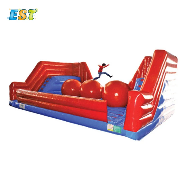 Cheap Price Inflatable Wipeout Obstacle Big Balls Leaps and Bounds Inflatable Obstacle Course Games for Kids