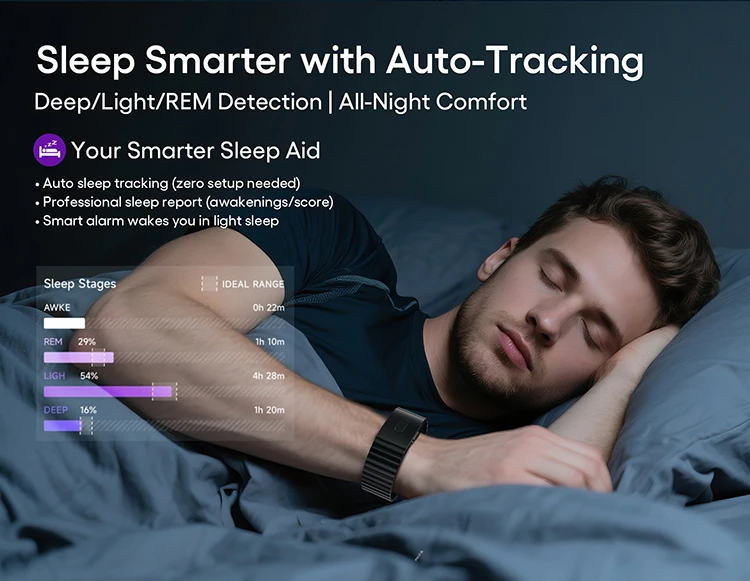 JCVital V4 Black Safety Wearable Device for Sugar Monitoring Ap…